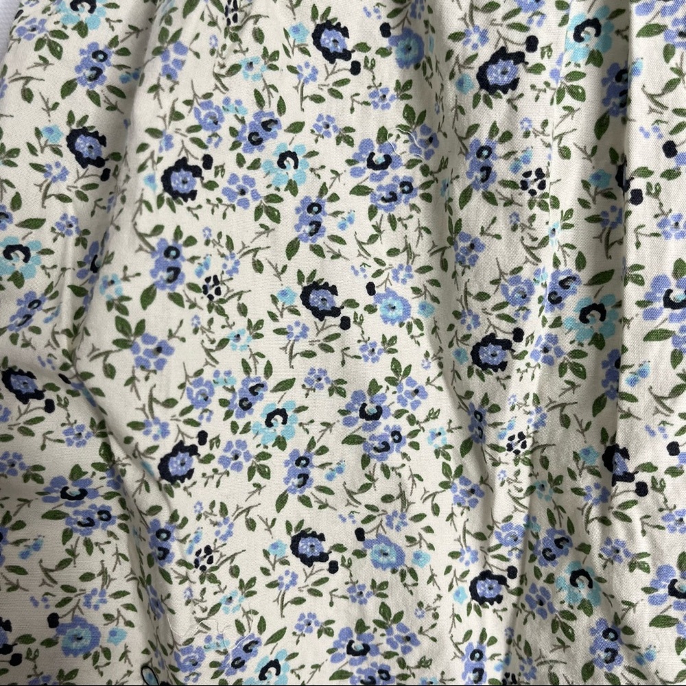 NWT Free People Boho Floral Crossback Button Mini Dress Size Medium - Picture 15 of 16